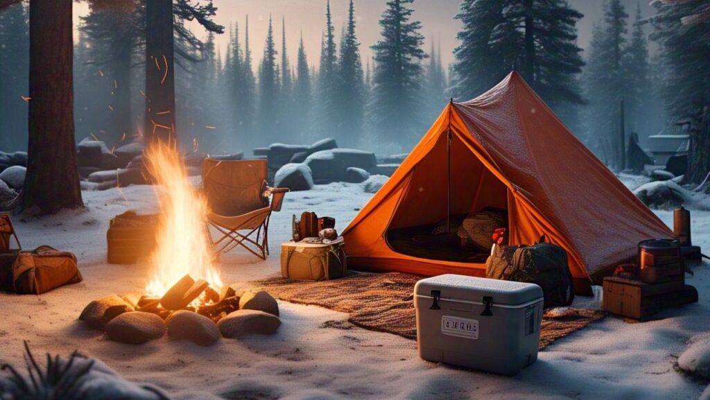 winter camping