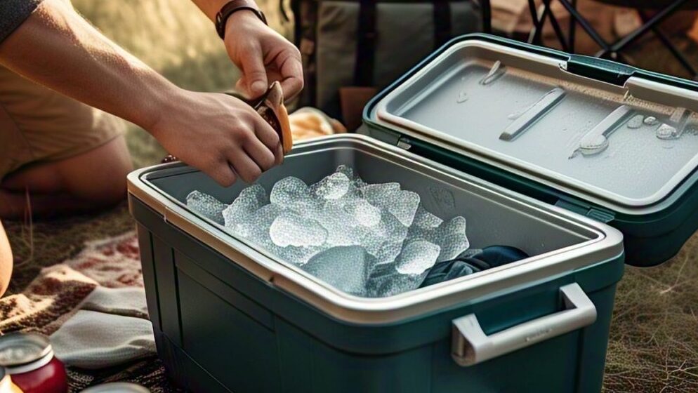 cooler wit ice