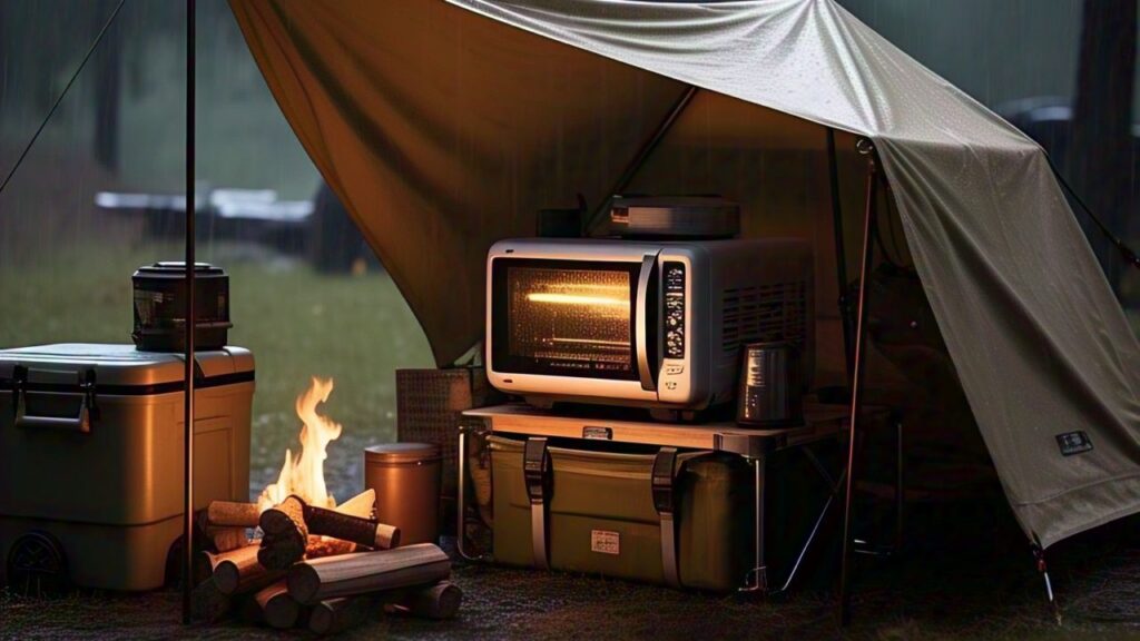 camping microwave