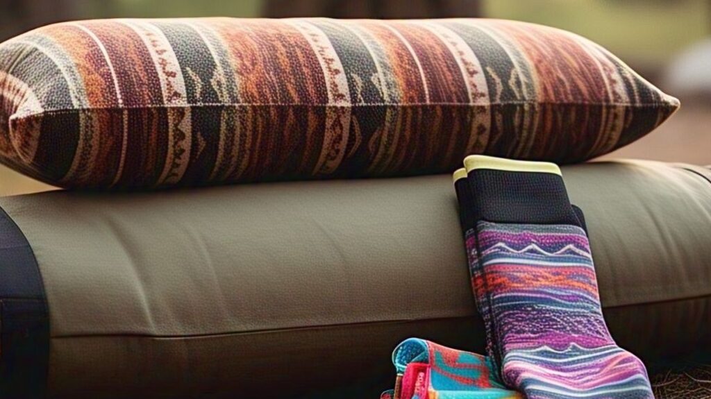 pillow cushion and socks