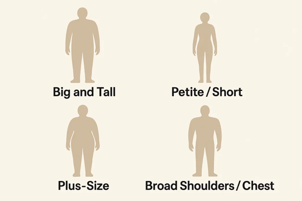 body shapes diagram