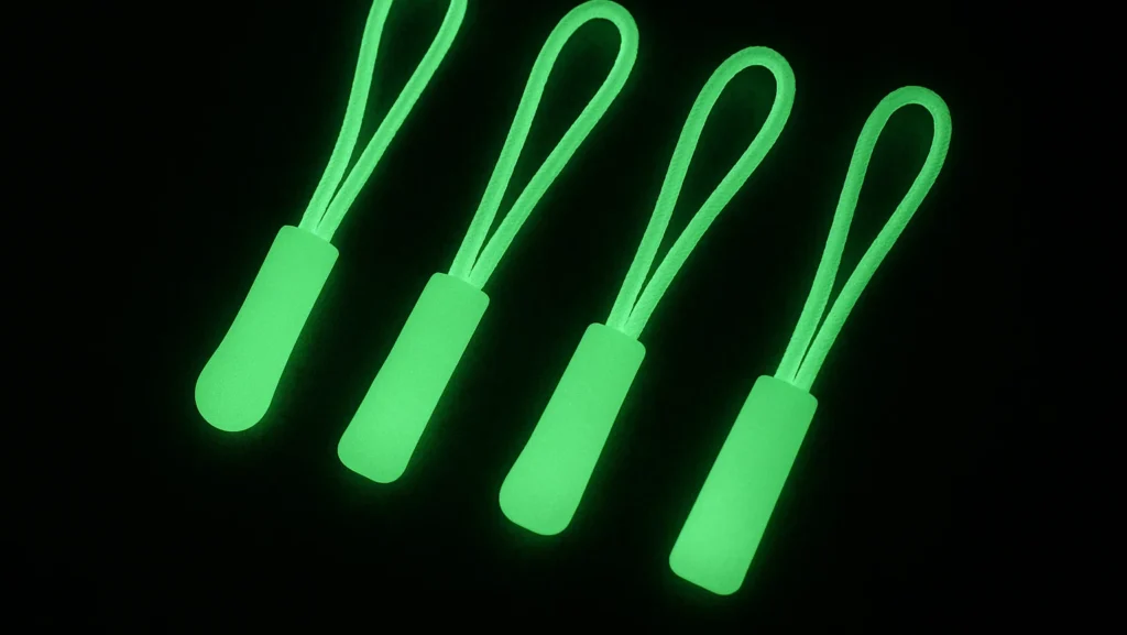 Glow-in-the-Dark Zipper Pulls