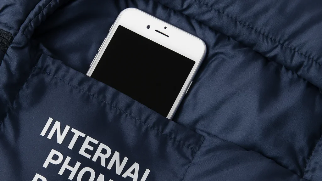 Internal Phone Pocket